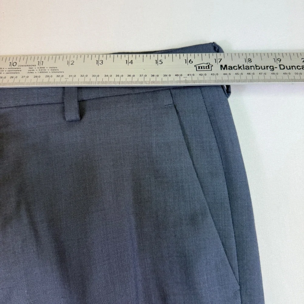 J.Crew Thompson Suit Mens 40S 34W Blue Textured Two Button Blazer Trousers Set
